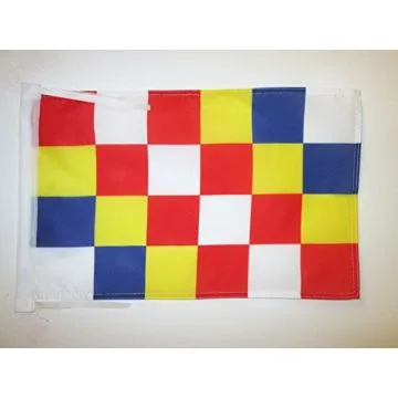 DRAPEAU PROVINCE D\'ANVERS 45x30cm - PAVILLON DE ANTWERPEN 30 x 45 cm haute qualité