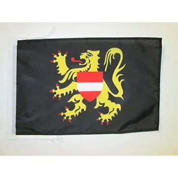 DRAPEAU PROVINCE DE BRABANT FLAMAND 45x30cm - PAVILLON DE VLAAMS-BRABANT 30 x 45 cm haute qualité