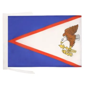 DRAPEAU SAMOA AMÉRICAINES 45x30cm - PAVILLON AMÉRICAIN 30 x 45 cm haute qualité