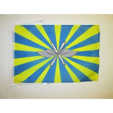 DRAPEAU ARMÉE DE L\'AIR DE LA RUSSIE 45x30cm - PAVILLON DE LA FORCE AÉRIENNE RUSSE 30 x 45 cm haute qualité