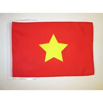 DRAPEAU NORD-VIÊTNAM 1945-1955 45x30cm - PAVILLON DU VIET MINH 30 x 45 cm haute qualité