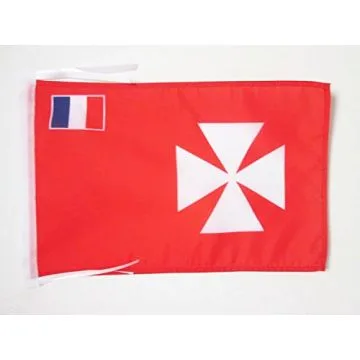 DRAPEAU ROYAUME COUTUMIER Dâ??UVÍ?A 45x30cm - PAVILLON WALLIS 30 x 45 cm haute qualité