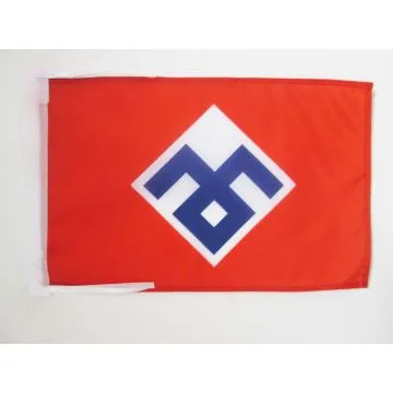 DRAPEAU RASSEMBLEMENT NATIONAL POPULAIRE 1941-1944 45x30cm - PAVILLON DU RNP FRANÍ?AIS 30 x 45 cm haute qualité