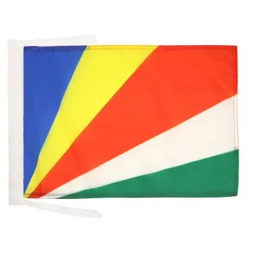 DRAPEAU SEYCHELLES 45x30cm - PAVILLON SEYCHELLOIS 30 x 45 cm haute qualité