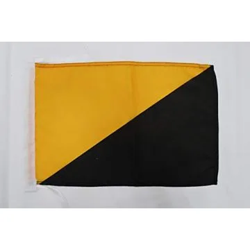 Drapeau Anarcho-mutualisme 45x30cm - PAVILLON anarchiste mutualiste 30 x 45 cm haute qualité