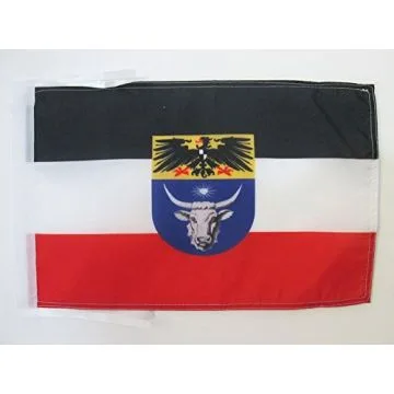 DRAPEAU SUD-OUEST AFRICAIN ALLEMAND 1884-1915 45x30cm - PAVILLON AFRIQUE ALLEMANDE 30 x 45 cm haute qualité
