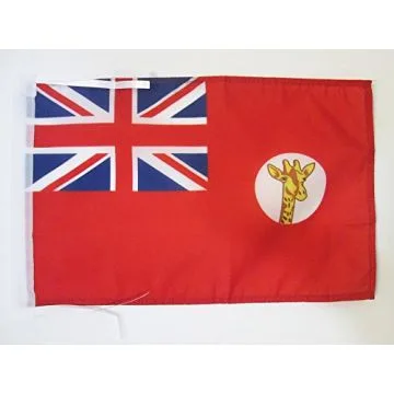 DRAPEAU TANGANYIKA 1919-1961 45x30cm - PAVILLON EMPIRE COLONIAL ALLEMAND 30 x 45 cm haute qualité