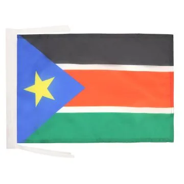 DRAPEAU SOUDAN DU SUD 45x30cm - PAVILLON SUD SOUDANAIS 30 x 45 cm haute qualité