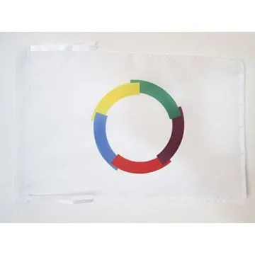 DRAPEAU FRANCOPHONIE 45x30cm - PAVILLON FRANCOPHONE 30 x 45 cm haute qualité