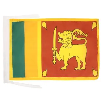 DRAPEAU SRI LANKA 45x30cm - PAVILLON SRI LANKAIS 30 x 45 cm haute qualité