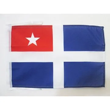DRAPEAU CRÍ?TE AUTONOME 1897-1913 45x30cm - PAVILLON Í?TAT CRÍ?TOIS 30 x 45 cm haute qualité