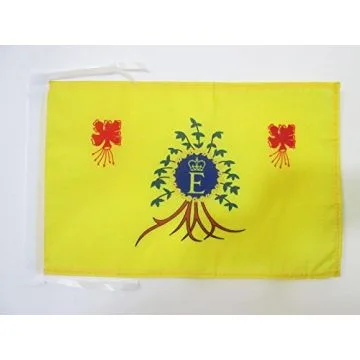 DRAPEAU ETENDARD ROYAL DE LA BARBADE 45x30cm - PAVILLON ROYAUME DES BARBADES 30 x 45 cm haute qualité