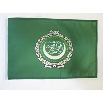 DRAPEAU LIGUE DES Í?TATS ARABES 45x30cm - PAVILLON LIGUE ARABE 30 x 45 cm haute qualité