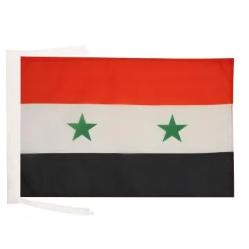 DRAPEAU SYRIE 45x30cm - PAVILLON SYRIEN 30 x 45 cm haute qualité