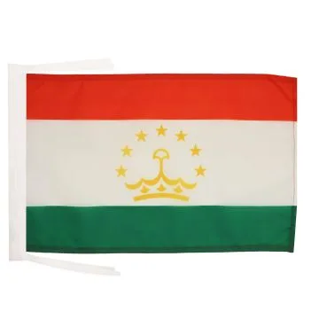 DRAPEAU TADJIKISTAN 45x30cm - PAVILLON TADJIK 30 x 45 cm haute qualité