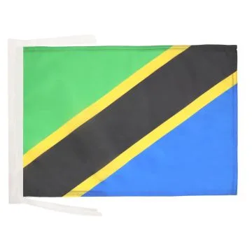 DRAPEAU TANZANIE 45x30cm - PAVILLON TANZANIEN 30 x 45 cm haute qualité