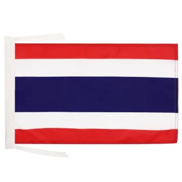 DRAPEAU THAÏLANDE 45x30cm - PAVILLON THAÏLANDAIS 30 x 45 cm haute qualité