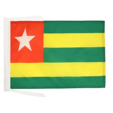 DRAPEAU TOGO 45x30cm - PAVILLON TOGOLAIS 30 x 45 cm haute qualité