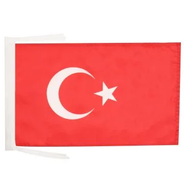 DRAPEAU TURQUIE 45x30cm - PAVILLON TURC 30 x 45 cm haute qualité