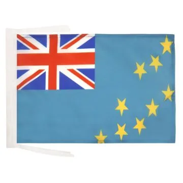 DRAPEAU TUVALU 45x30cm - PAVILLON TUVALUAN 30 x 45 cm haute qualité