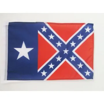 DRAPEAU TEXAS SUDISTE 45x30cm - PAVILLON TEXAN REBEL 30 x 45 cm haute qualité