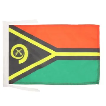 DRAPEAU VANUATU 45x30cm - PAVILLON VANUATAIS 30 x 45 cm haute qualité
