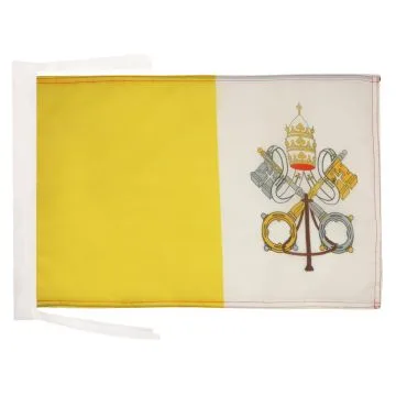 DRAPEAU VATICAN 45x30cm - PAVILLON VATICAN 30 x 45 cm haute qualité