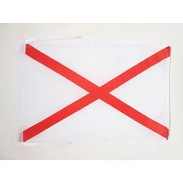 DRAPEAU CROIX DE SAINT PATRICK 45x30cm - PAVILLON PADDY\'S CROSS 30 x 45 cm haute qualité