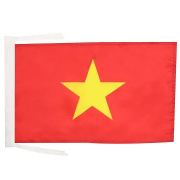 DRAPEAU VIETNAM 45x30cm - PAVILLON VIETNAMIEN 30 x 45 cm haute qualité