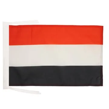 DRAPEAU YÉMEN 45x30cm - PAVILLON YÉMÉNITE 30 x 45 cm haute qualité