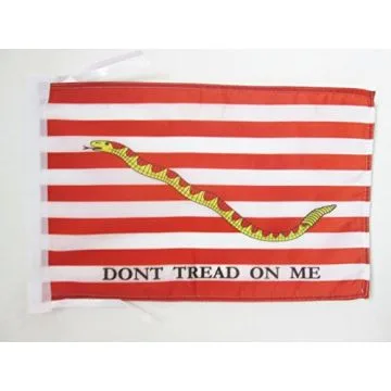 DRAPEAU USA FIRST NAVY DON\'T TREAD ON ME 45x30cm - PAVILLON DE L\'ARMÍ?E AMÍ?RICAINE 30 x 45 cm haute qualité