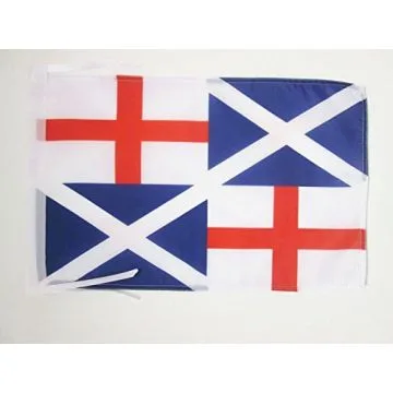 DRAPEAU ROYAUME-UNI NAVAL ENSIGN 1659 45x30cm - PAVILLON NAVY BRITANNIQUE 30 x 45 cm haute qualité