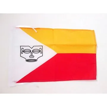 DRAPEAU ILES MARQUISES 45x30cm - PAVILLON POLYNÉSIEN - FRANCE 30 x 45 cm haute qualité