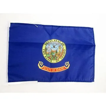 DRAPEAU IDAHO 45x30cm - PAVILLON ETAT AMÉRICAIN - USA - ETATS-UNIS 30 x 45 cm haute qualité