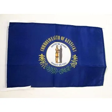 DRAPEAU KENTUCKY 45x30cm - PAVILLON ETAT AMÉRICAIN - USA - ETATS-UNIS 30 x 45 cm haute qualité