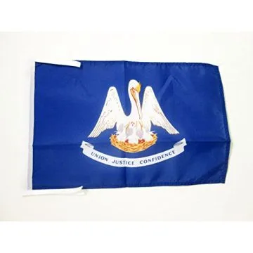 DRAPEAU LOUISIANE 45x30cm - PAVILLON ETAT AMÉRICAIN - USA - ETATS-UNIS 30 x 45 cm haute qualité