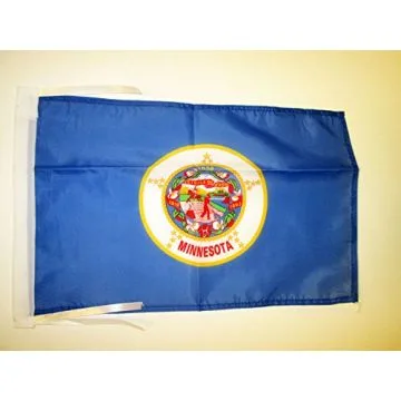 DRAPEAU MINNESOTA 45x30cm - PAVILLON ETAT AMÉRICAIN - USA - ETATS-UNIS 30 x 45 cm haute qualité