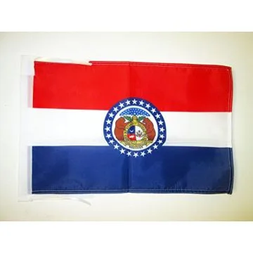 DRAPEAU MISSOURI 45x30cm - PAVILLON ETAT AMÉRICAIN - USA - ETATS-UNIS 30 x 45 cm haute qualité