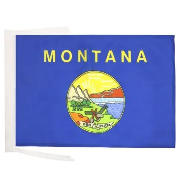 DRAPEAU MONTANA 45x30cm - PAVILLON ETAT AMÉRICAIN - USA - ETATS-UNIS 30 x 45 cm haute qualité