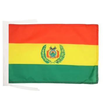 DRAPEAU BOLIVIE 45x30cm - PAVILLON BOLIVIEN 30 x 45 cm haute qualité