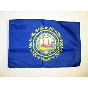 DRAPEAU NEW HAMPSHIRE 45x30cm - PAVILLON ETAT AMÉRICAIN - USA - ETATS-UNIS 30 x 45 cm haute qualité