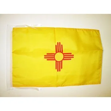 DRAPEAU NOUVEAU-MEXIQUE 45x30cm - PAVILLON ETAT AMÉRICAIN - USA - ETATS-UNIS 30 x 45 cm haute qualité