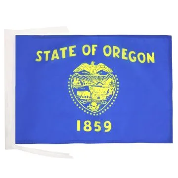 DRAPEAU OREGON 45x30cm - PAVILLON ETAT AMÉRICAIN - USA - ETATS-UNIS 30 x 45 cm haute qualité