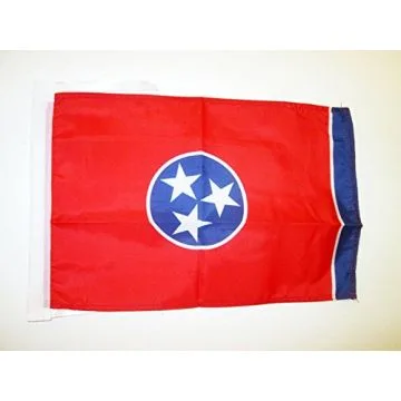 DRAPEAU TENNESSEE 45x30cm - PAVILLON ETAT AMÉRICAIN - USA - ETATS-UNIS 30 x 45 cm haute qualité