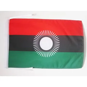 DRAPEAU MALAWI ANCIEN 45x30cm - PAVILLON MALAWITE 30 x 45 cm haute qualité