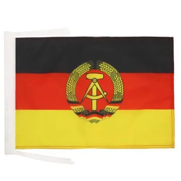 DRAPEAU ALLEMAGNE DE L\'EST 45x30cm - PAVILLON ALLEMAND - RDA 30 x 45 cm haute qualité