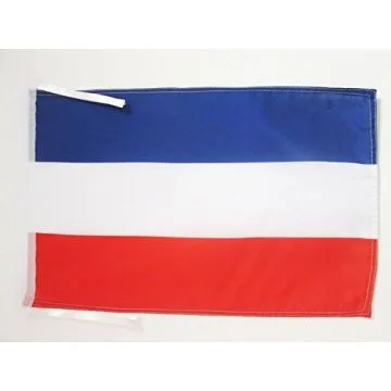 DRAPEAU RÉPUBLIQUE FÉDÉRALE DE YOUGOSLAVIE 45x30cm - PAVILLON YOUGOSLAVE 30 x 45 cm haute qualité