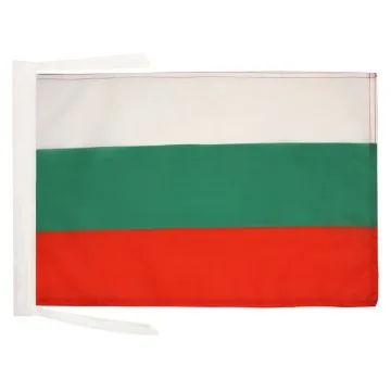 DRAPEAU BULGARIE 45x30cm - PAVILLON BULGARE 30 x 45 cm haute qualité