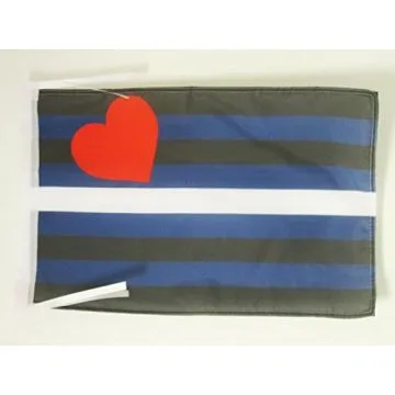 DRAPEAU ARC-EN-CIEL LEATHER 45x30cm - PAVILLON BONDAGE - SM - ARC EN CIEL - RAINBOW 30 x 45 cm haute qualité