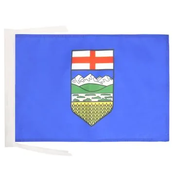 DRAPEAU ALBERTA 45x30cm - PAVILLON CANADIEN - CANADA 30 x 45 cm haute qualité